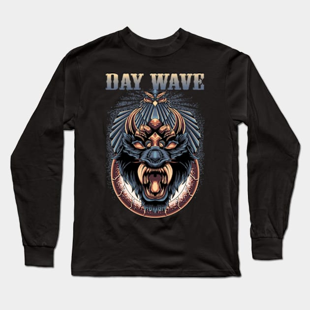 DAY WAVE BAND Long Sleeve T-Shirt by citrus_sizzle